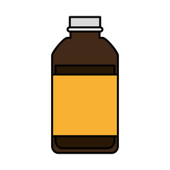 Medicine jar icon. Medical health care hospital and emergency theme. Isolated design. Vector illustration