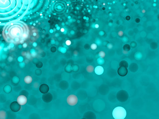 Chaos circles - abstract digitally generated image