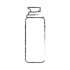 Hair cream icon. Hair salon supply utensil and barbershop theme. Isolated design. Vector illustration