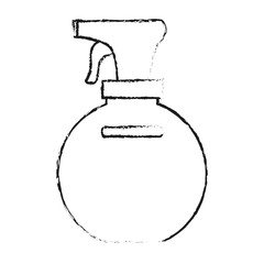 Water atomizer icon. Hair salon supply utensil and barbershop theme. Isolated design. Vector illustration