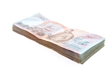 Thai banknote and cash