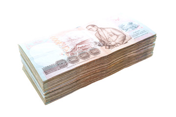 Thai banknote and cash