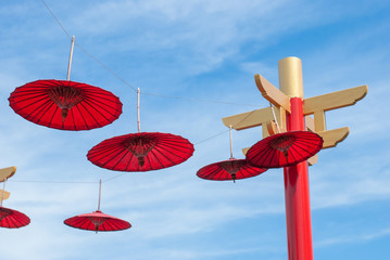 red umbrella Chinese