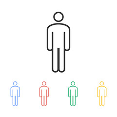 Man - vector icon.