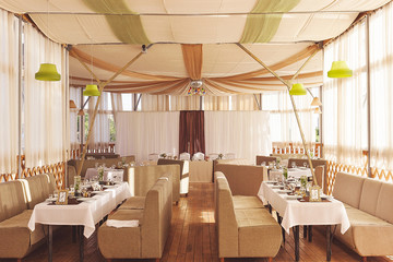 Banquet hall of the restaurant