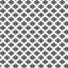 Simple pixelated pattern with monochrome geometric shapes. Useful for textile and interior design. Strict neutral style.