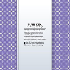 Fototapeta premium Text background with colorful pixelated pattern. Useful for presentations, advertising and web design.