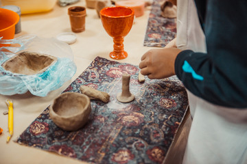 children's hands sculpts