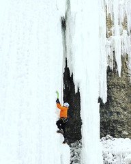 Ice climbing the North Caucasus.