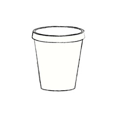 Drink glass icon. Beverage restaurant menu and refreshment theme. Isolated design. Vector illustration