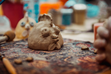 children's hands sculpts