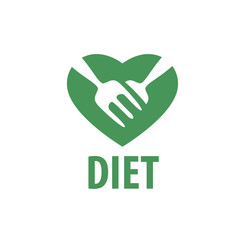 vector logo for diet