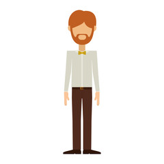 Man icon. Male avatar person people and human theme. Isolated design. Vector illustration