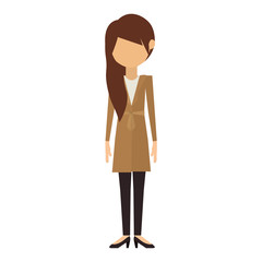 Woman icon. Girl female avatar person people and human theme. Isolated design. Vector illustration