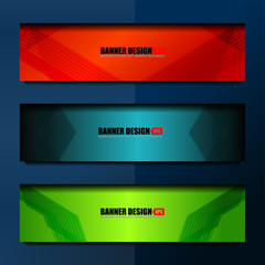 Business Banners Template Design, vector illustration