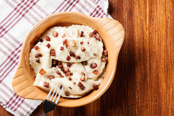 Dumplings with meat or cabbage and mushroom or cheese