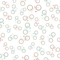 Seamless Pattern with Bikes