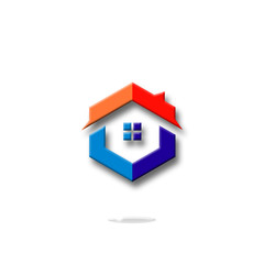 home, house, building, apartment, estate, logo, icon, symbol