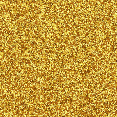 Gold glitter texture. Design element. Vector illustration