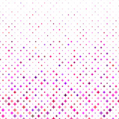 Multicolored abstract curved star pattern design