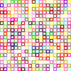 Colorful abstract square pattern background