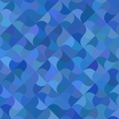 Blue mosaic background - vector illustration