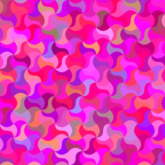 Multicolored curved mosaic pattern background