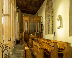 SS Peter and Paul parish church Organ Northleach England