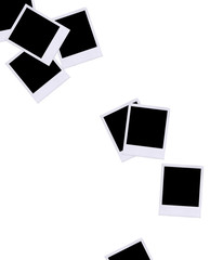 Blank Polaroid film layout.