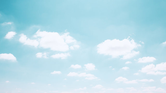 Cloud on blue sky - Vintage effect style pictures
