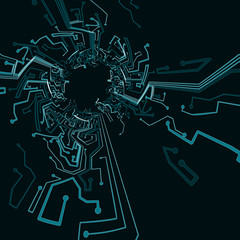 Circuit board background