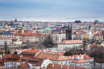 Fototapeta na wymiar Blick auf die Stadt Prag