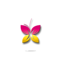 butterfly, logo, icon, symbol, beautiful