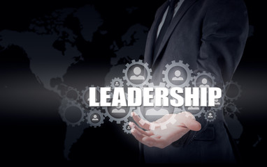 Business concept leadership and personnel management