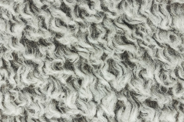 Gray white woolen background.