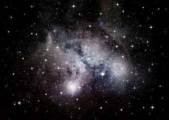 galaxy in a free space