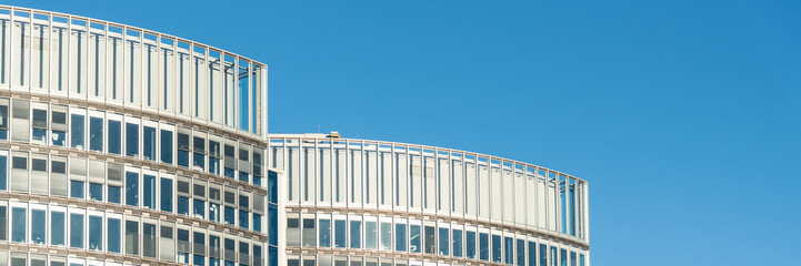 panorama von bürogebäuden