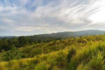 Fototapeta premium Beautiful cloud at mountain