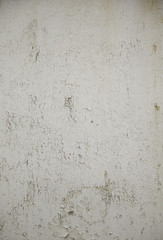 A full page of cracking white painted wood background texture