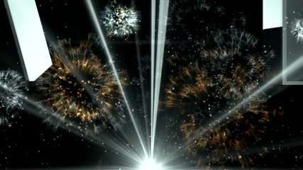 New year 2017 Animaton background 