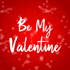 Valentines day greeting card. Be mine.