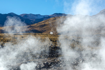 Tatio geysers, Atacama desert, Chile