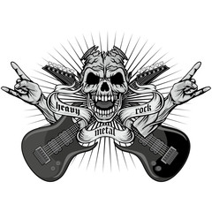  grunge skull coat of arms
