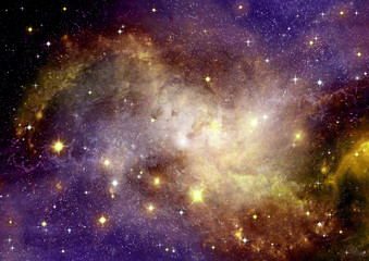 galaxy in a free space