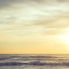 beautiful sea in the morning