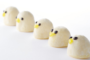 酉年　スイーツ(マシュマロ)　鶏　ひよこ