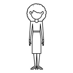 Woman icon. Girl female avatar person people and human theme. Isolated design. Vector illustration