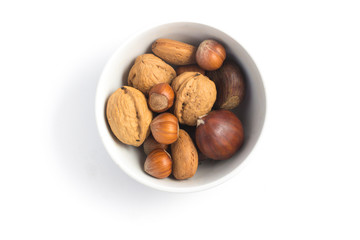 Whole Nuts into a bowl