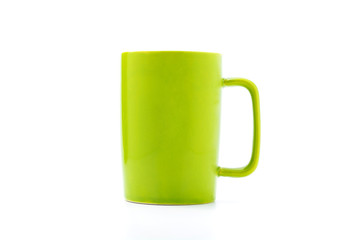 Green coffee cup