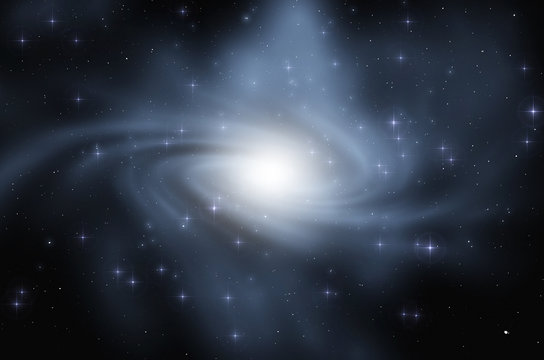 spiral galaxy dark spatial background